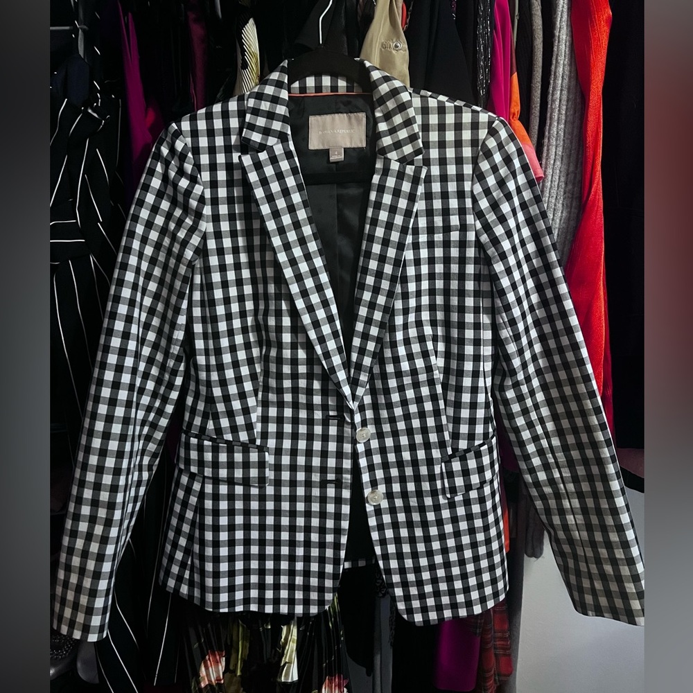 Banana Republic Checkered Women's Blazer